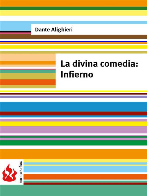 Title details for La divina comedia. Infierno (low cost). Edición limitada by Dante Alighieri - Available